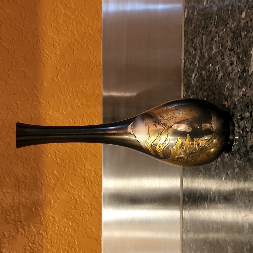 Asian bud vase.